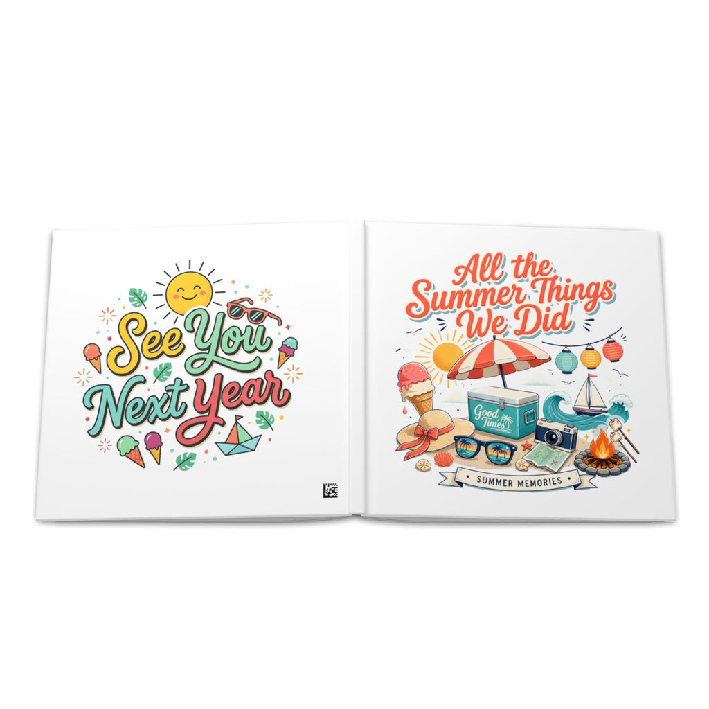 Summer Memories Hardcover Photo Book — "All the Summer Things We Did"