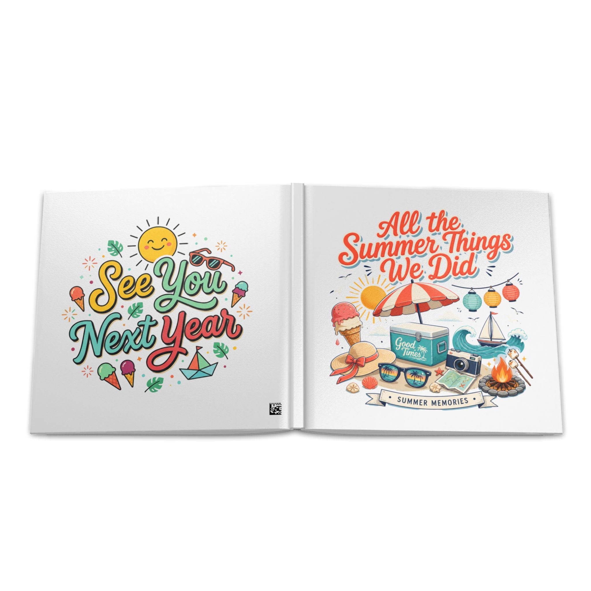 Summer Memories Hardcover Photo Book — "All the Summer Things We Did"